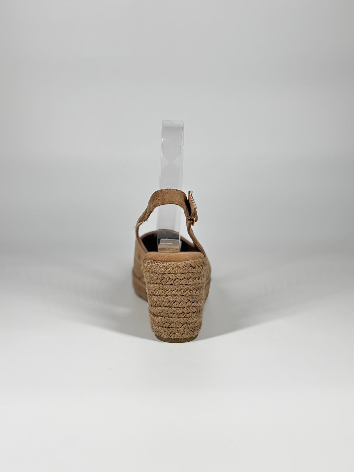 Espadrillas con Zeppa in Suede – Marrone chiaro