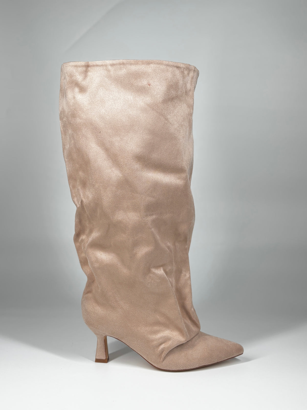 Stivale scamosciato - Champagne