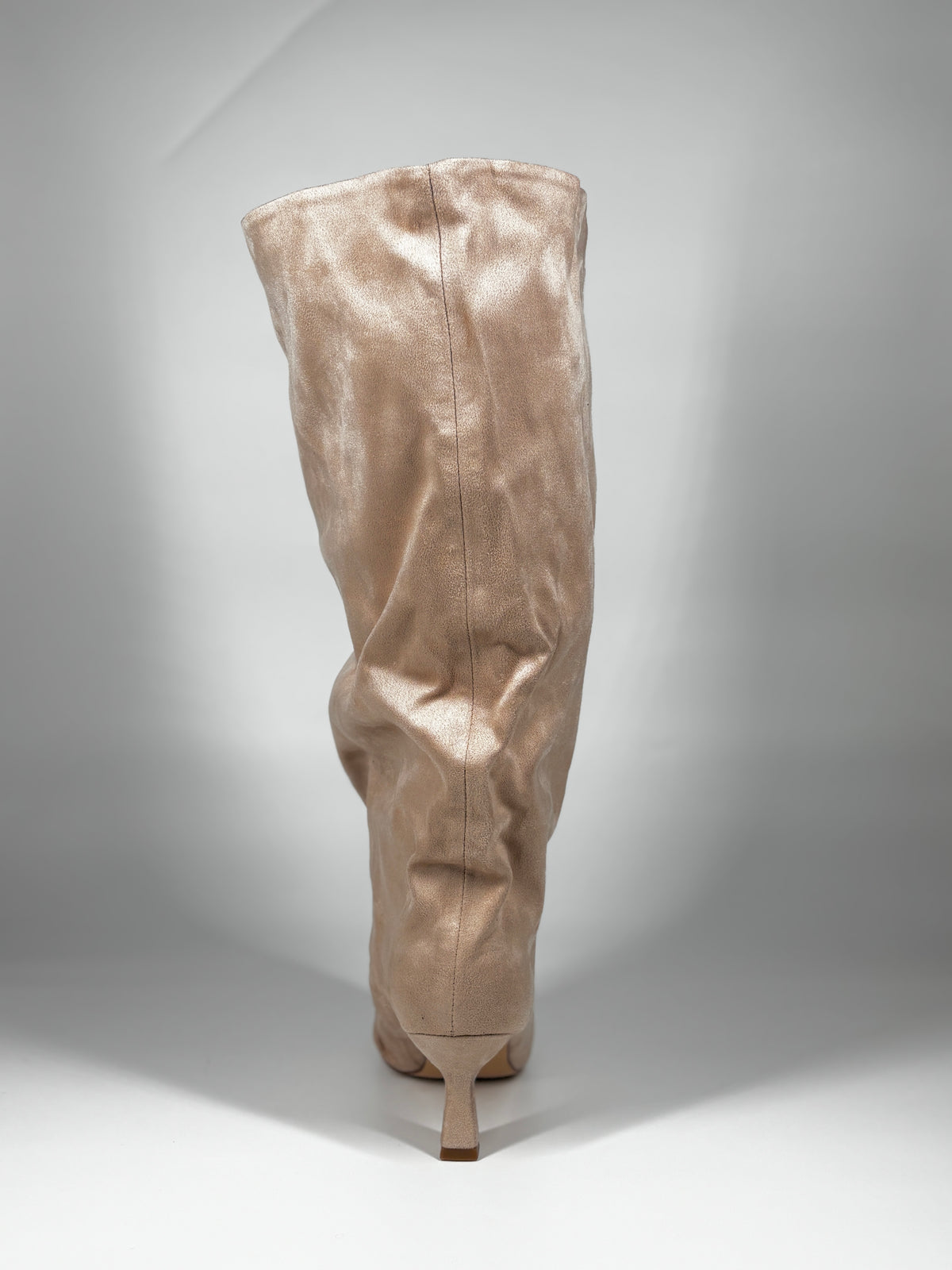 Stivale scamosciato - Champagne