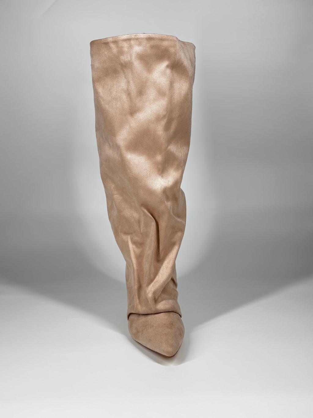 Stivale scamosciato - Champagne