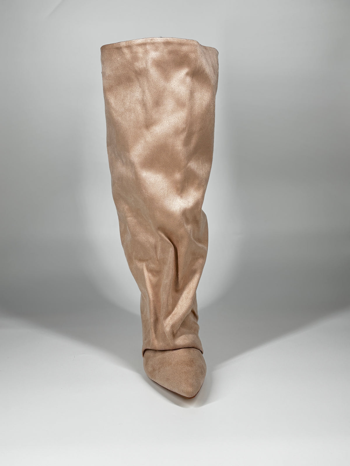 Stivale scamosciato - Champagne