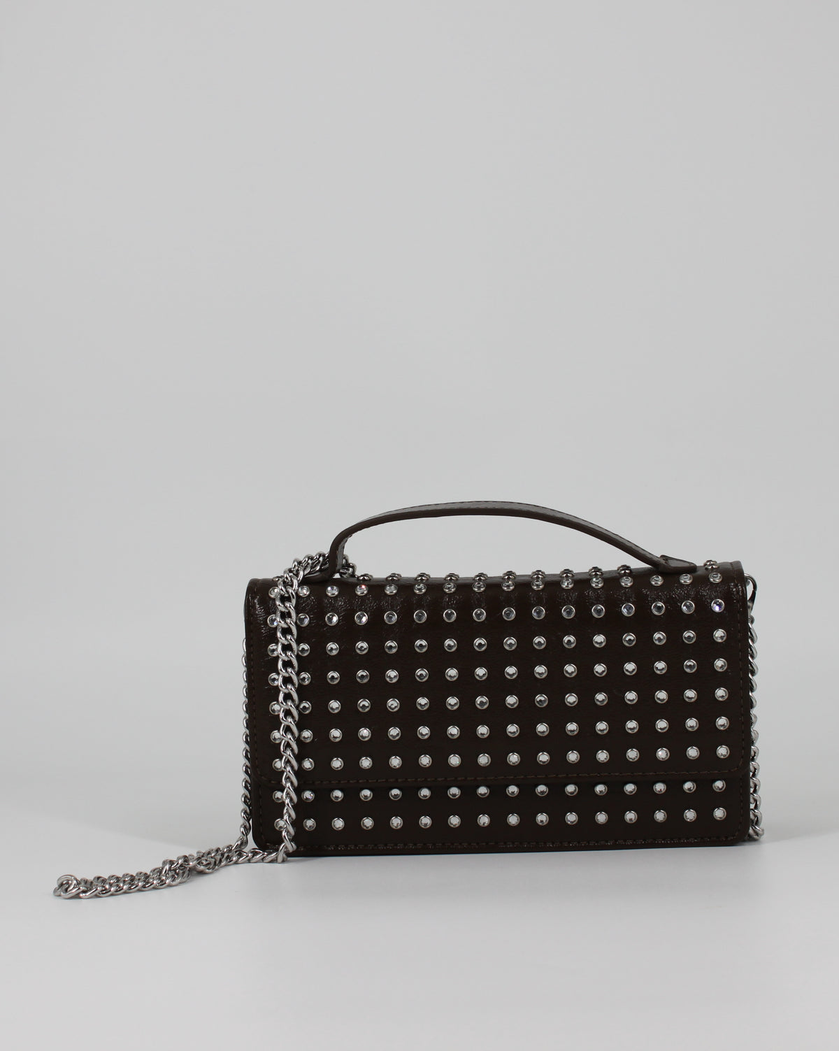 Borsa a Tracolla Strass & Catena – Testa di Moro