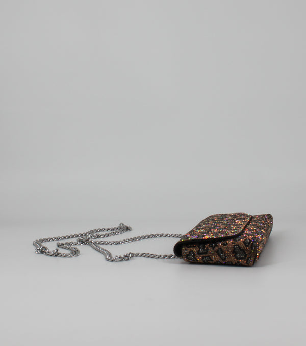 Pochette da Sera Gioiello Animalier con Strass