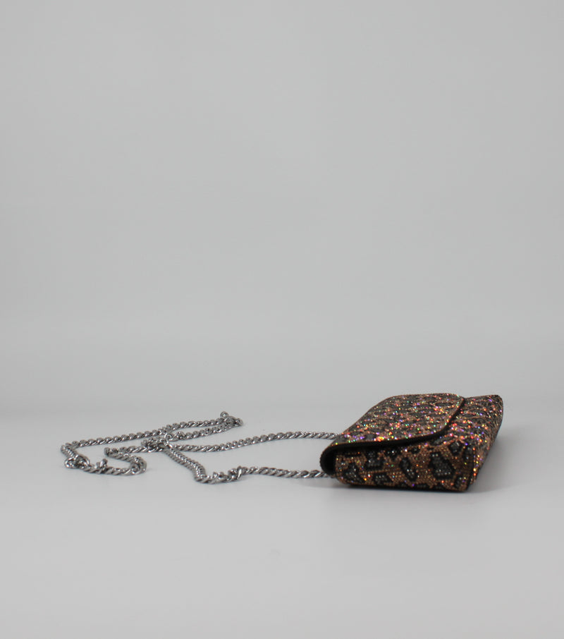 Pochette da Sera Gioiello Animalier con Strass