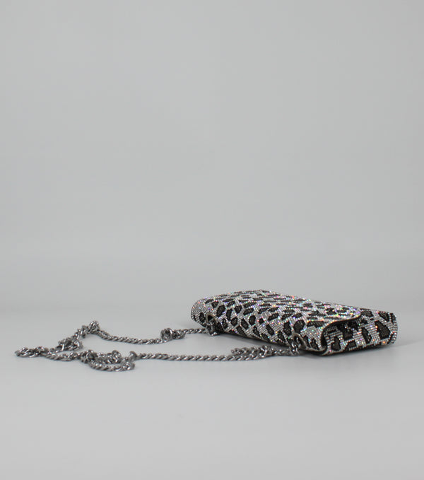 Pochette da Sera Gioiello Animalier con Strass