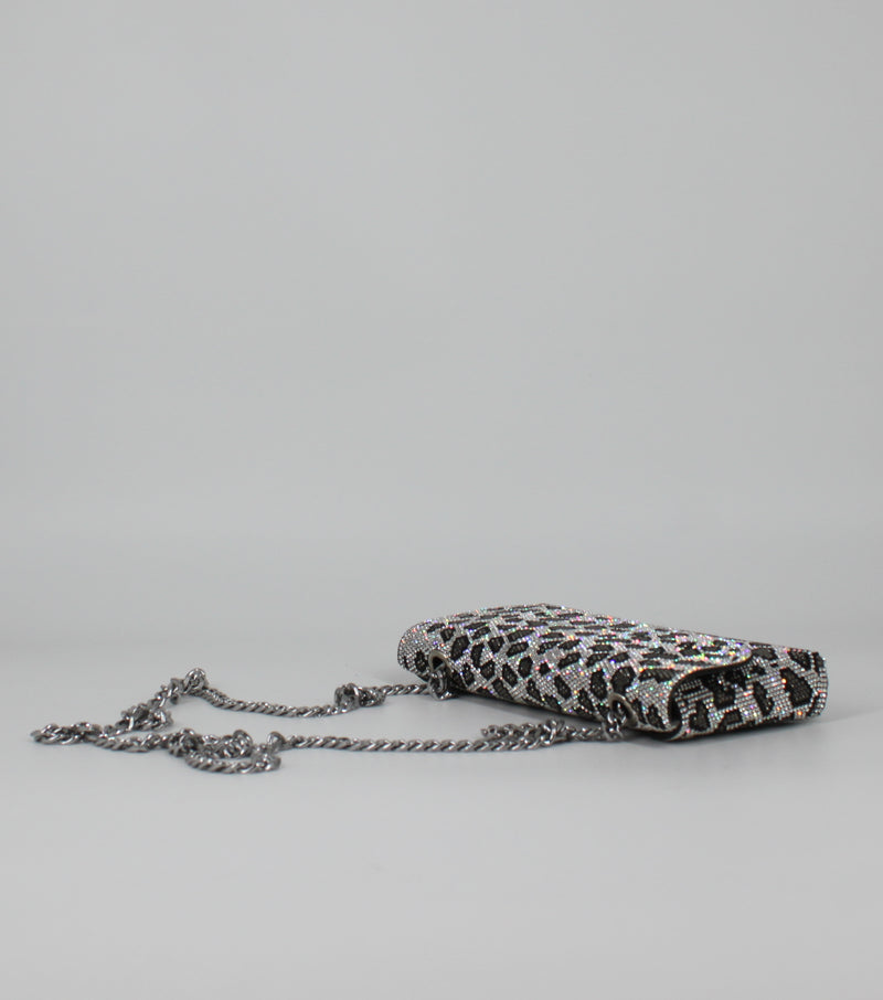 Pochette da Sera Gioiello Animalier con Strass