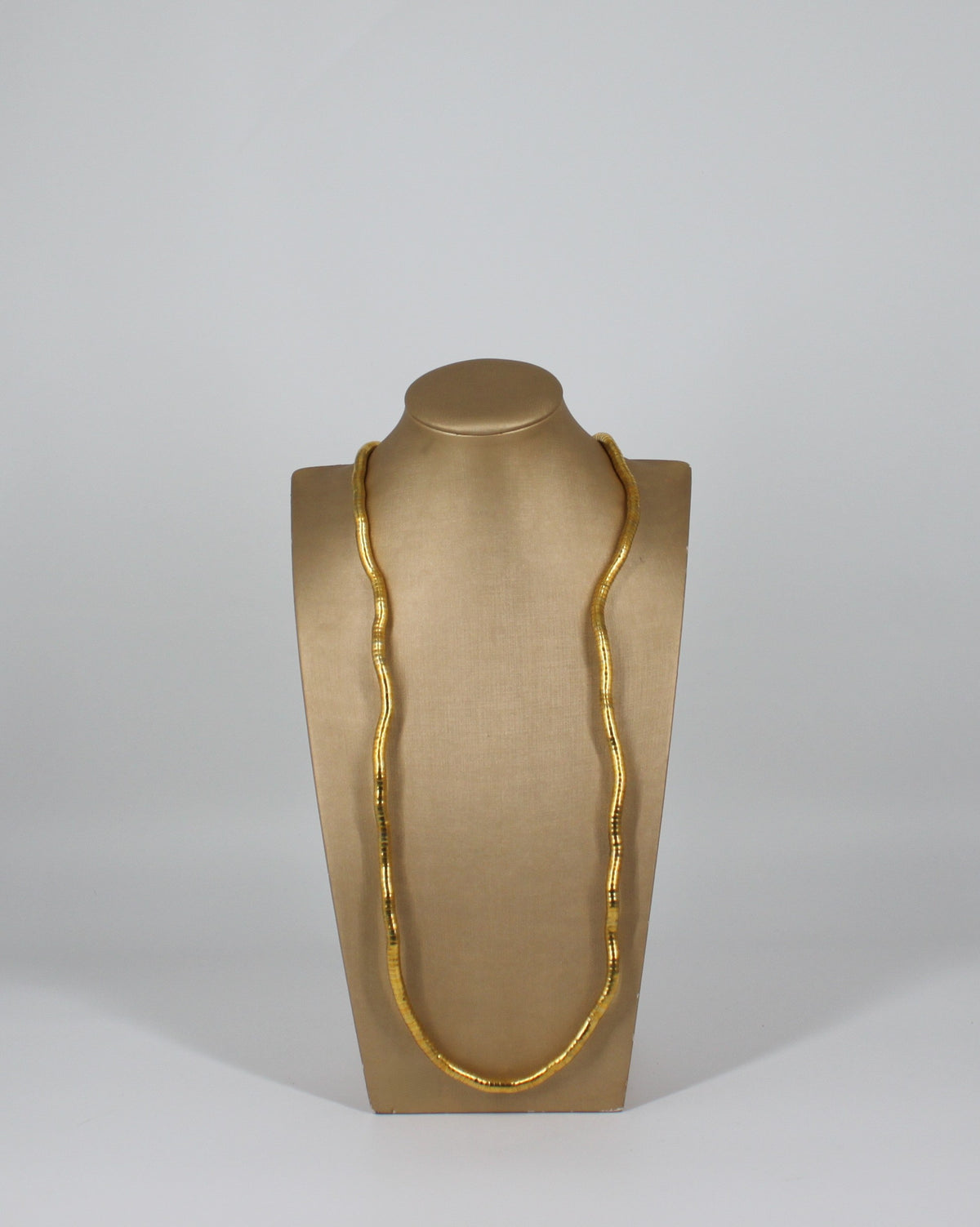 Collana Tubolare Modellabile Dorata, Flessibile e Personalizzabile
