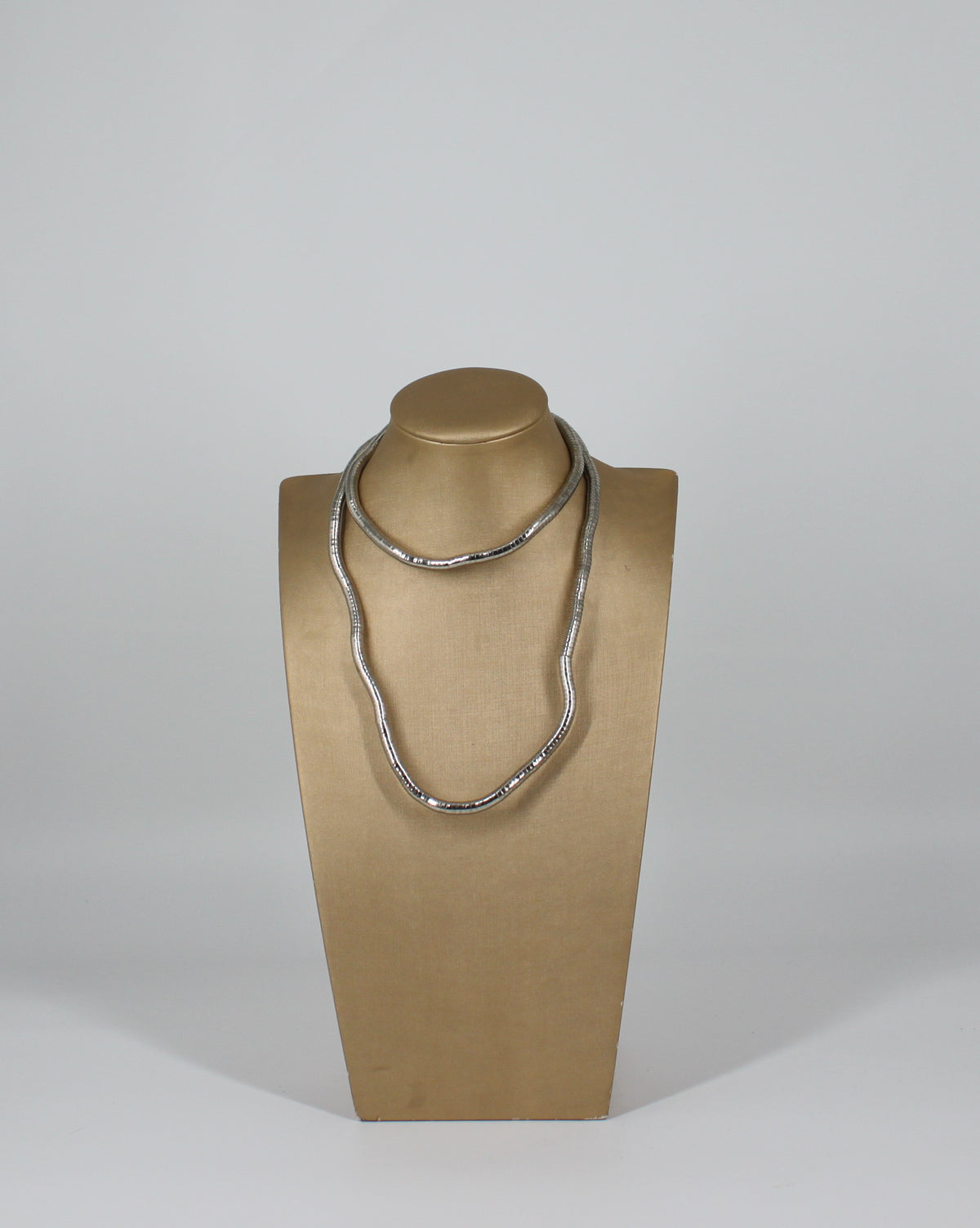 Collana Tubolare Modellabile Silver, Flessibile e Personalizzabile