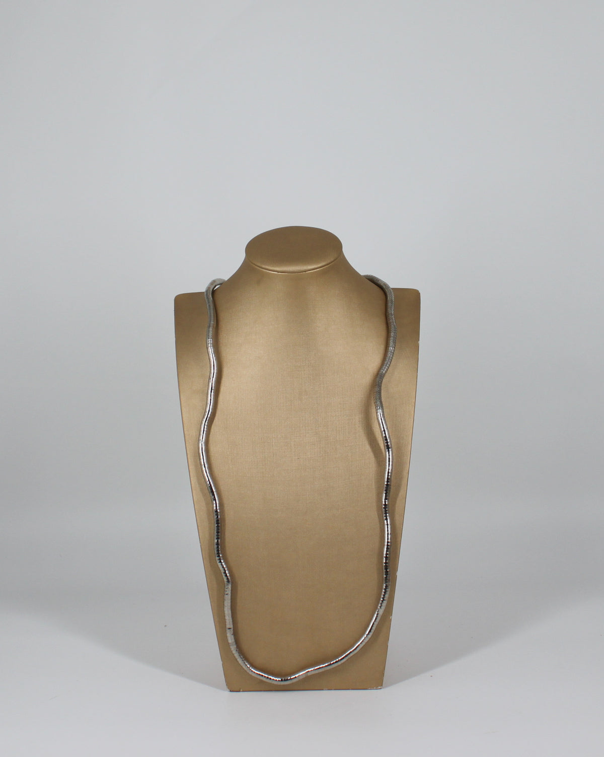 Collana Tubolare Modellabile Silver, Flessibile e Personalizzabile