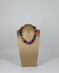 Collana Girocollo Multicolore a Sfere Lucide