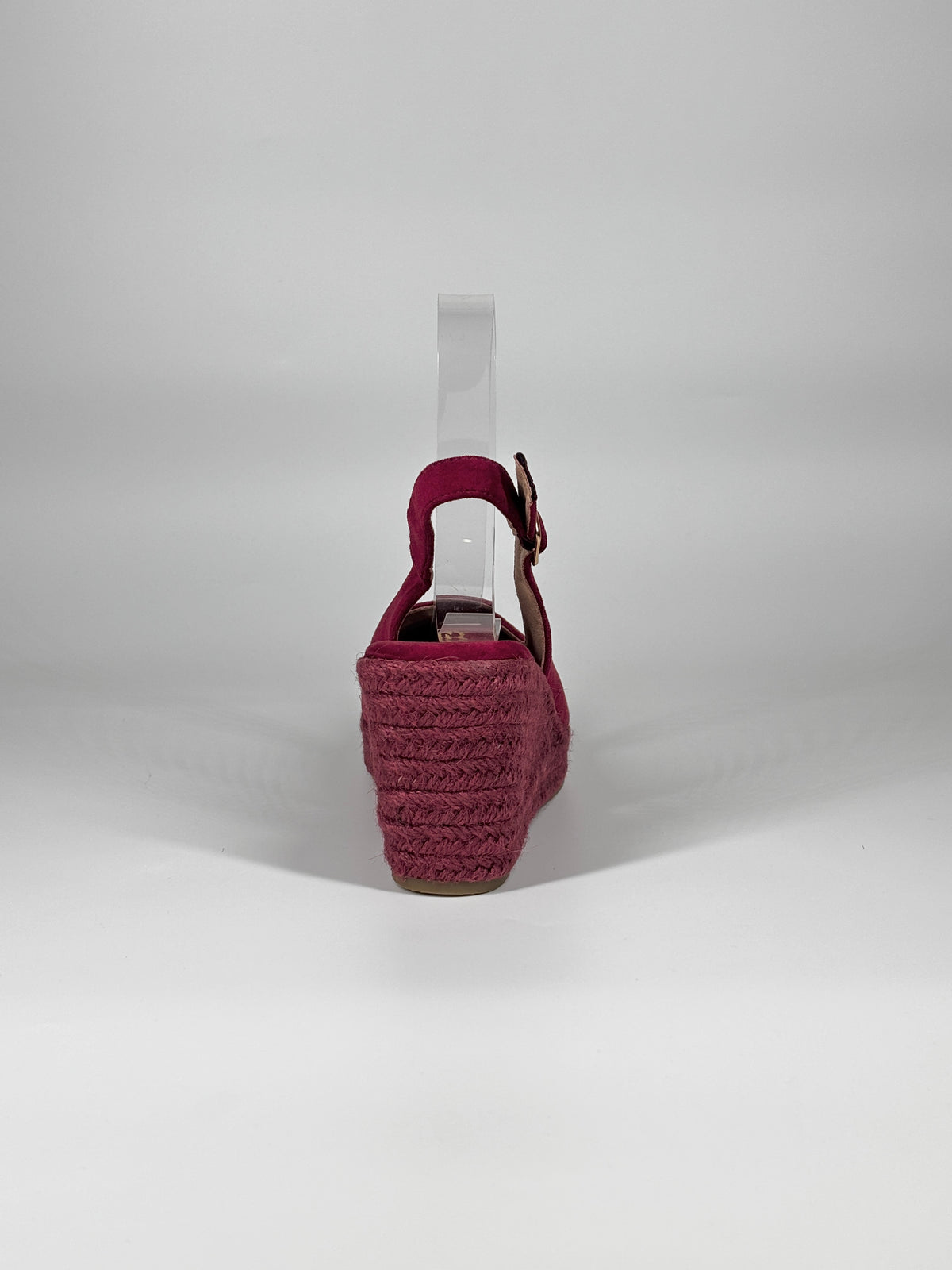 Espadrillas con Zeppa in Suede – Bordeaux