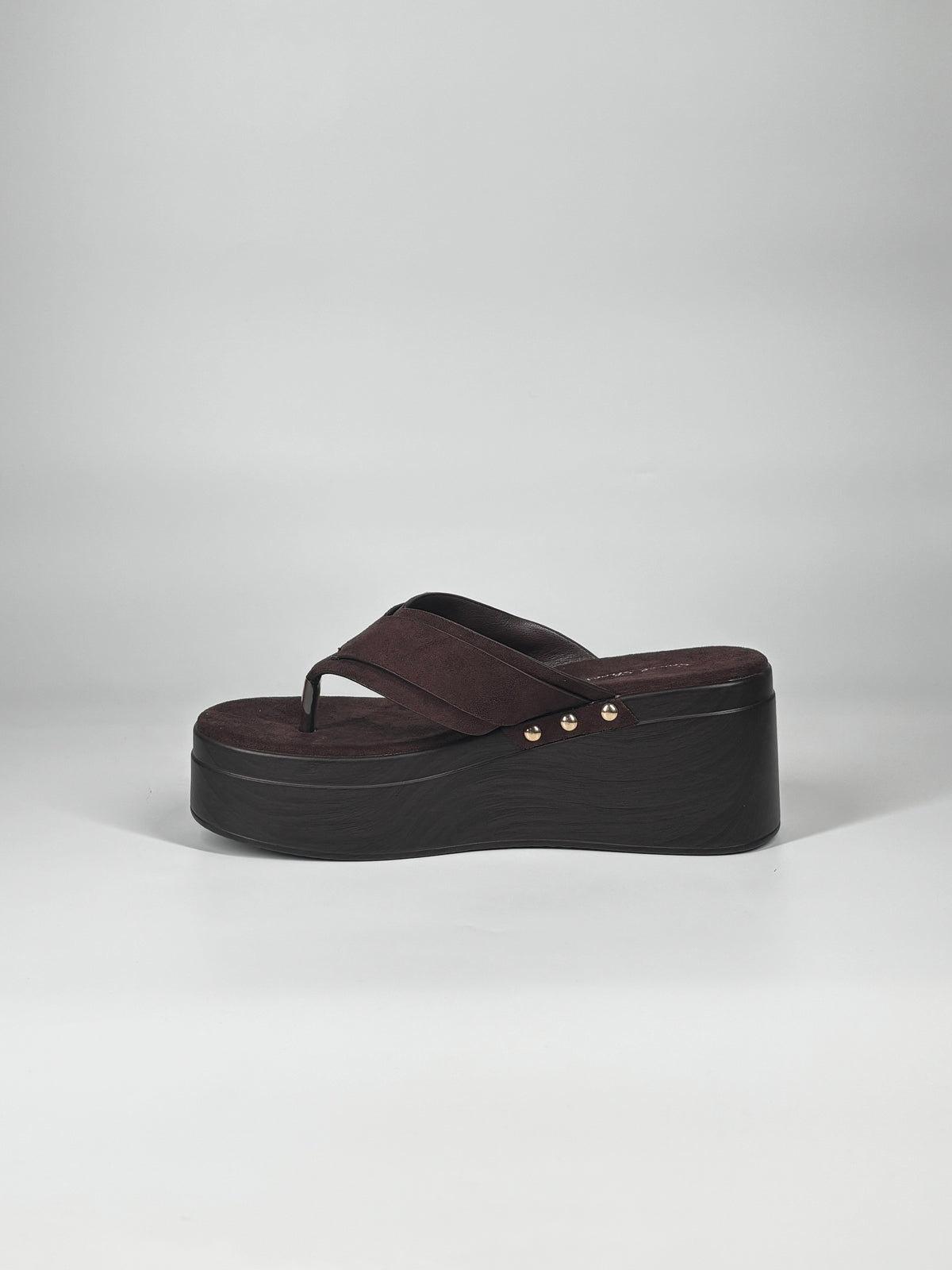 Sandalo Infradito Platform - Marrone