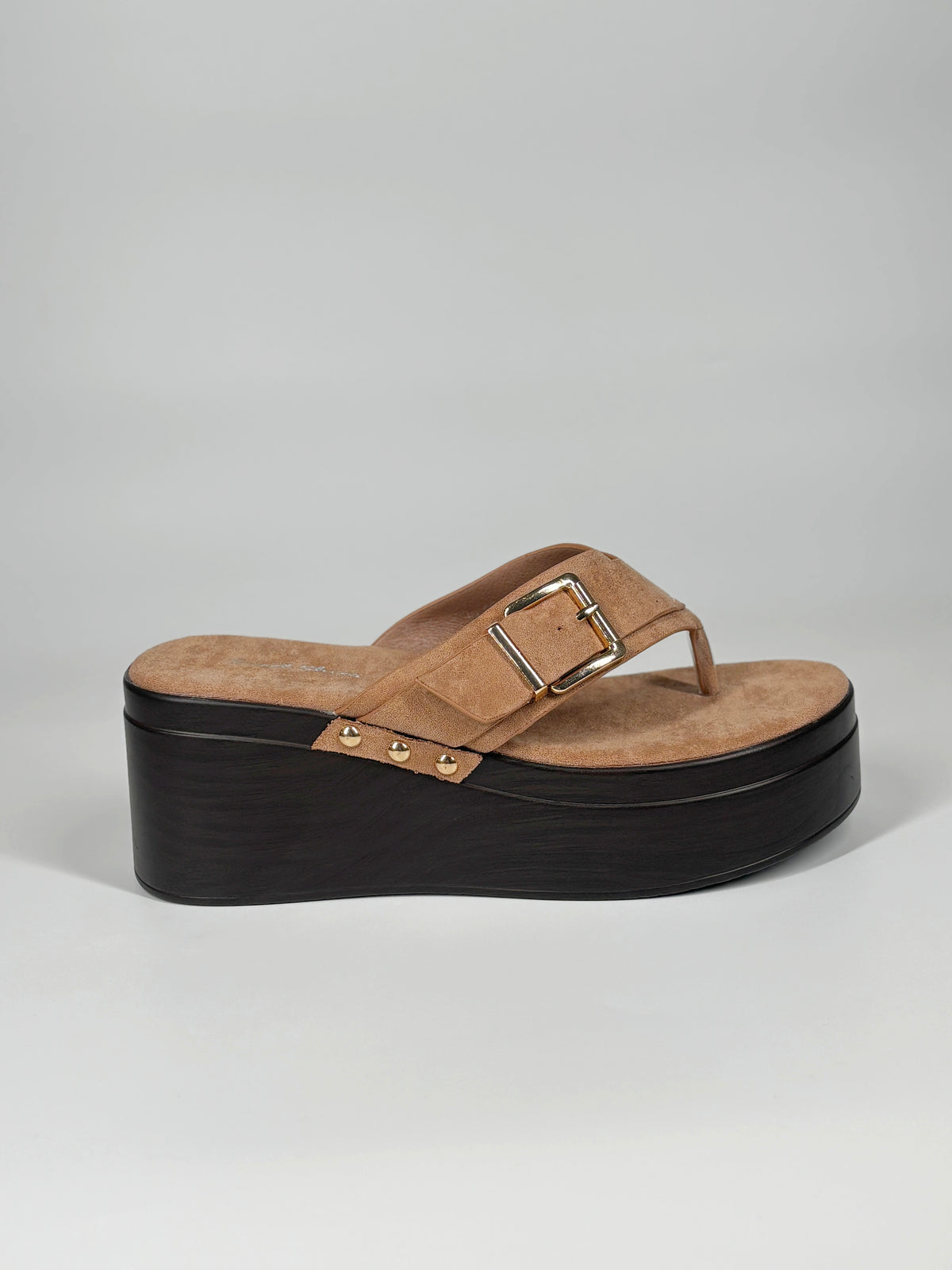 Sandalo Infradito Platform - Beige