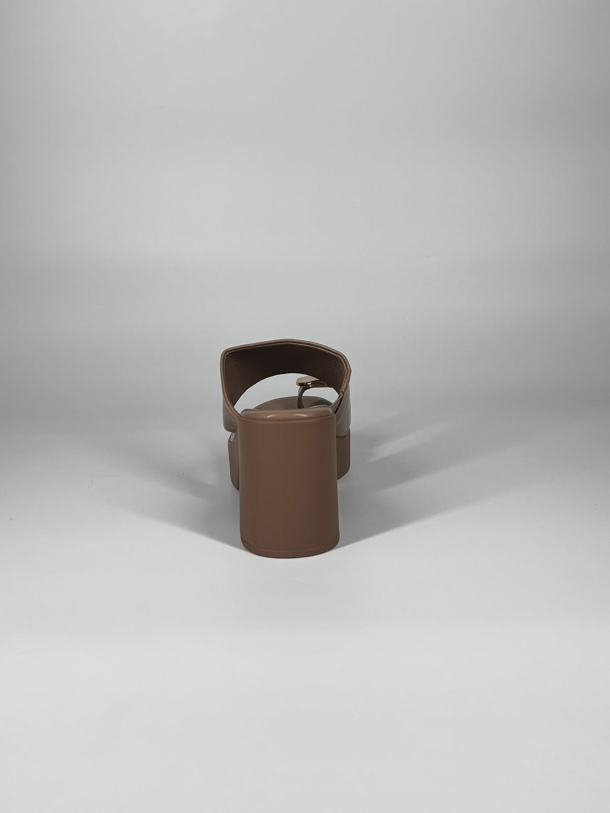 Sandalo Platform con anello - Tortora