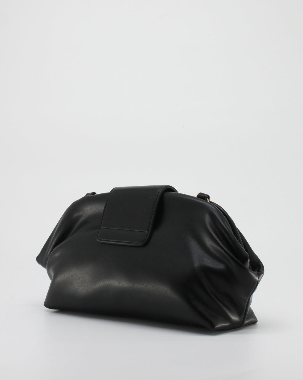 Borsa Clutch Giò Cellini con Dettaglio Gioiello Dorato e Tracolla - Nero