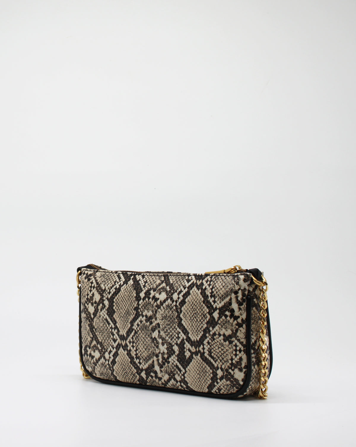 Pochette Giò Cellini Pitonata Effetto Vintage con Tracolla a Catena