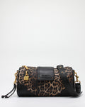 Mini Bag Bauletto Giò Cellini con Lucchetto e Charm Intrecciato - Maculato