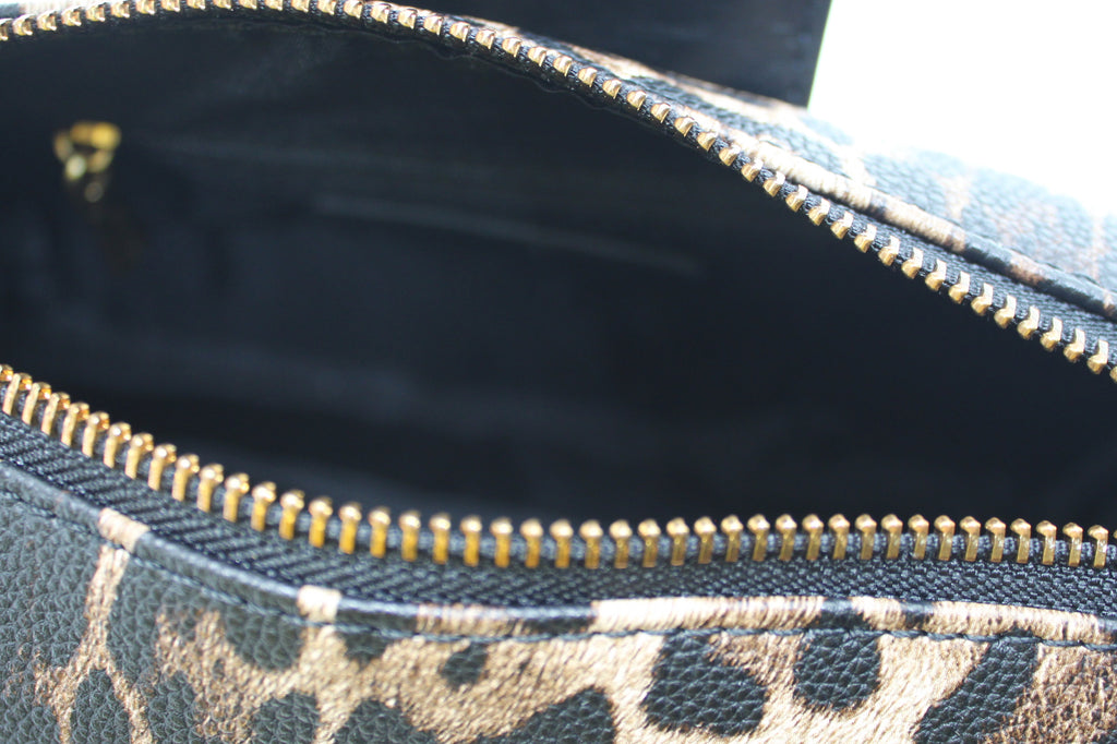 Mini Bag Bauletto Giò Cellini con Lucchetto e Charm Intrecciato - Maculato