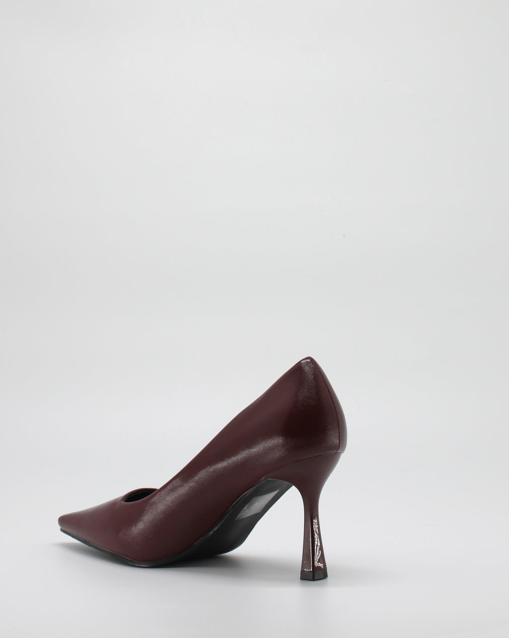 Scarpa Decolleté Classica a Punta con Tacco Scultura - Borgogna
