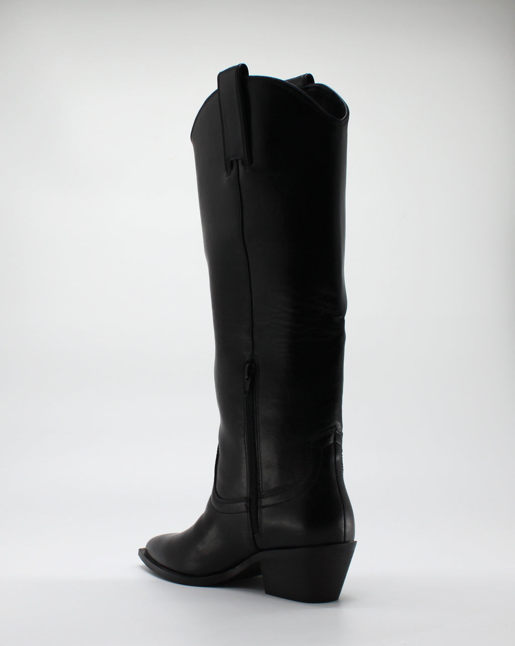 Stivale Camperos Texano in similpelle - Nero