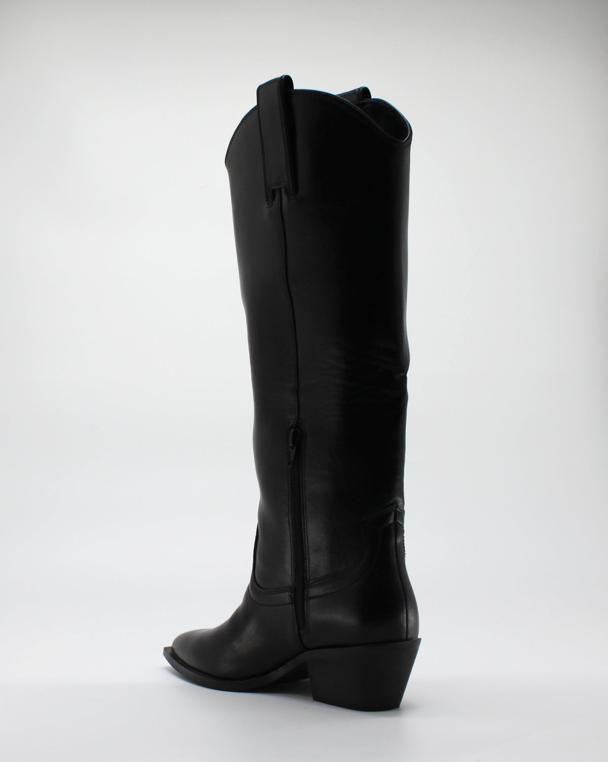 Stivale Camperos Texano in similpelle - Nero