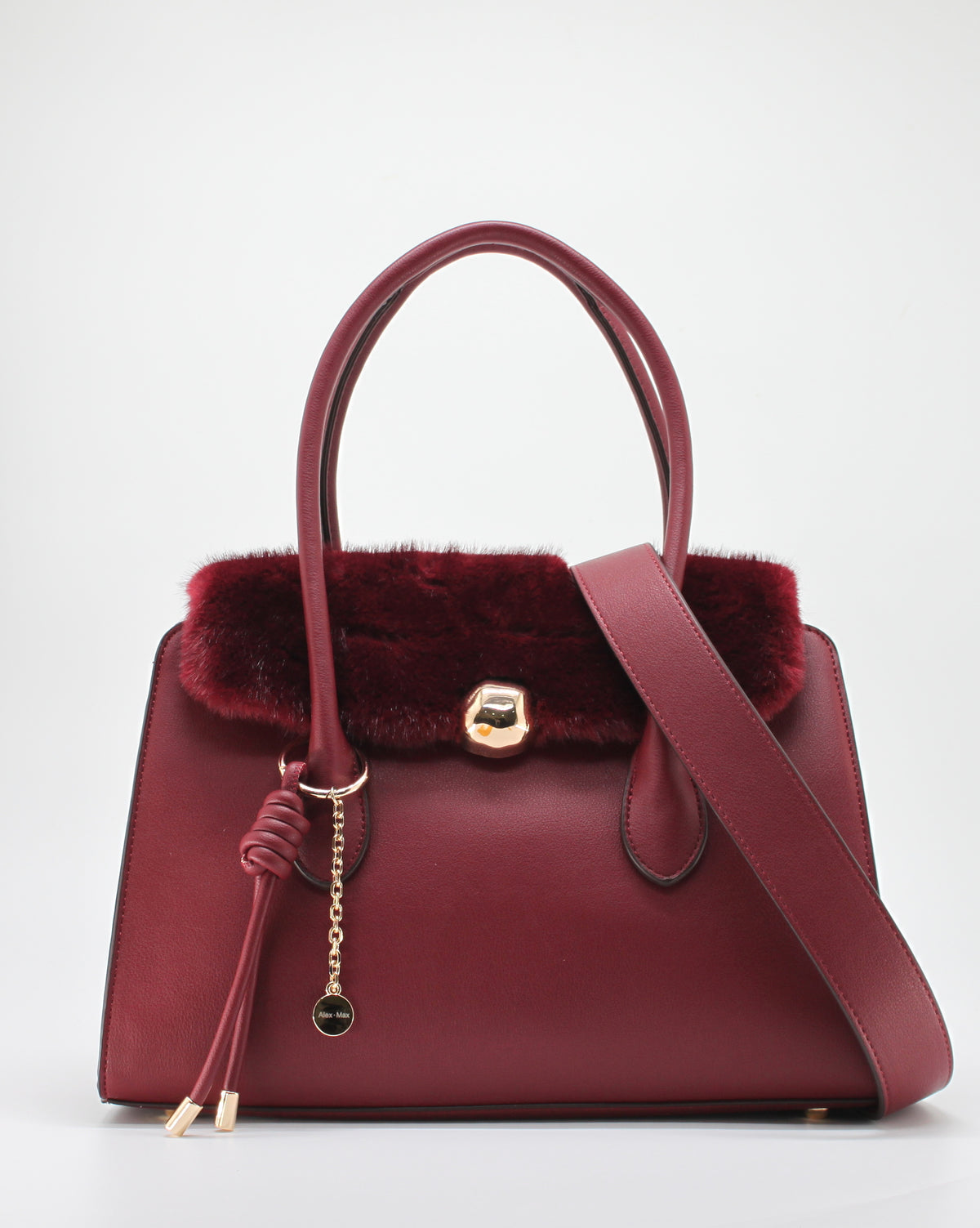 Borsa a Mano e Tracolla Alex Max - Bordeaux