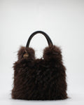 Borsa a Mano   in Ecofur  Alex Max - Marrone