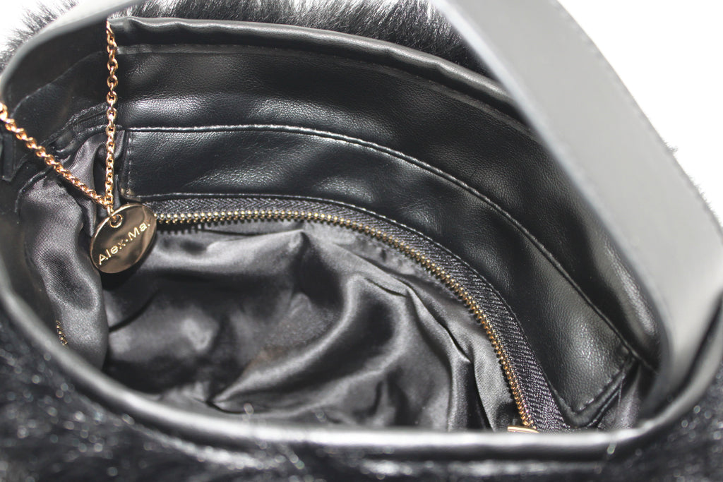 Mini Borsa a Mano Alex Max - Nero