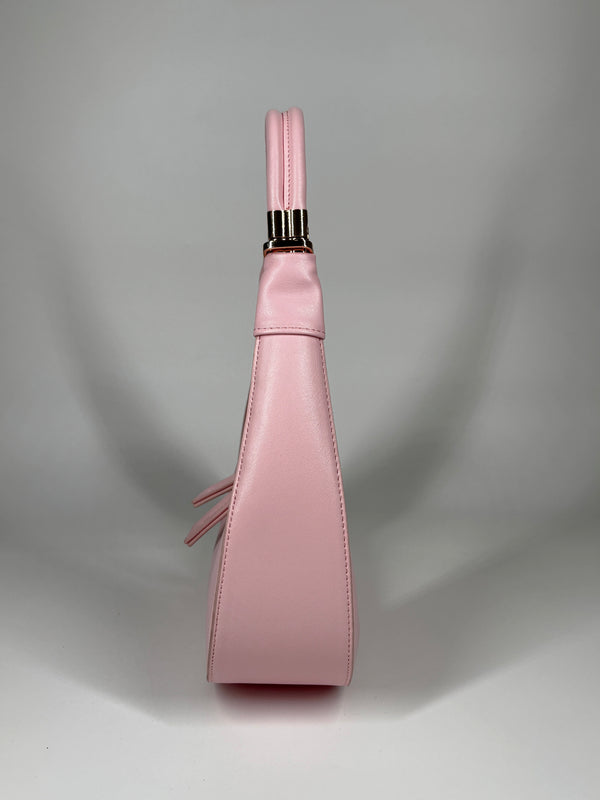 Borsa Hobo a Mezzaluna - Rosa Pastello
