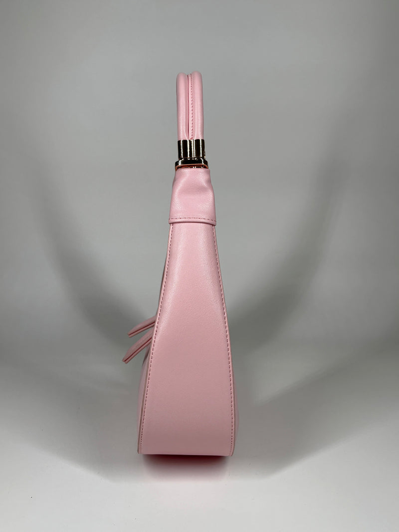 Borsa Hobo a Mezzaluna - Rosa Pastello