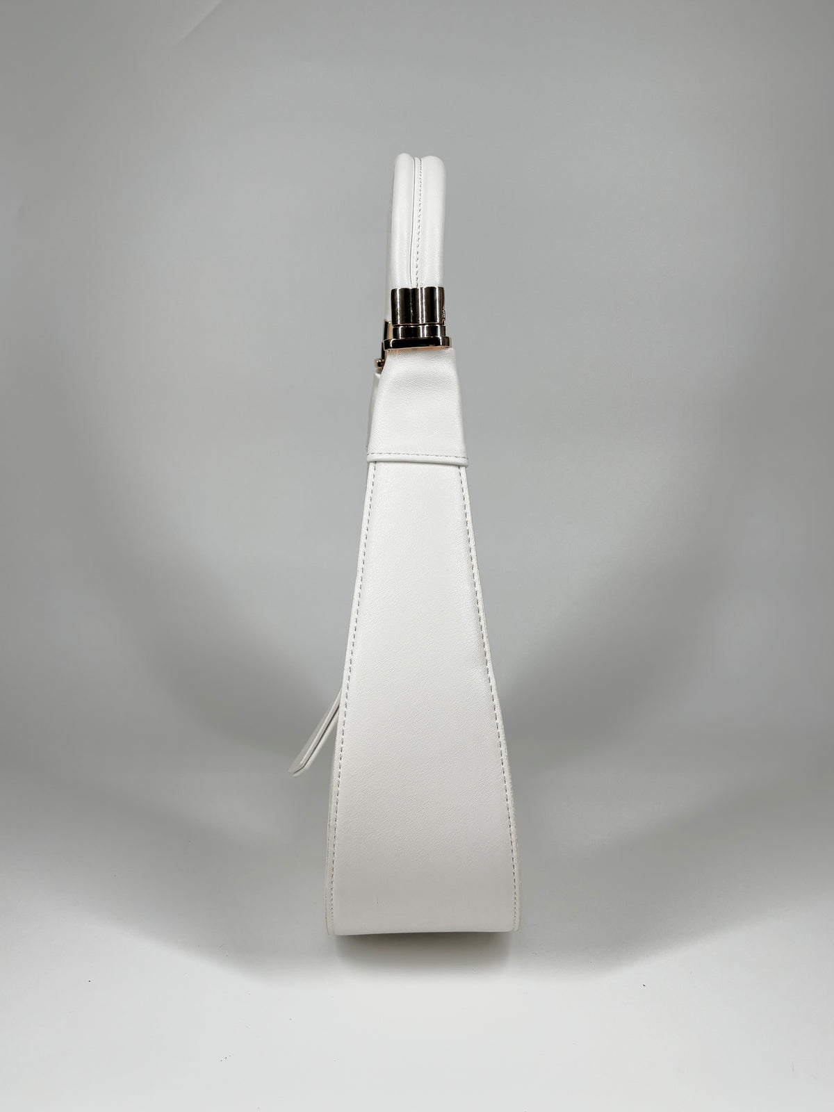 Borsa Hobo a Mezzaluna - Bianco