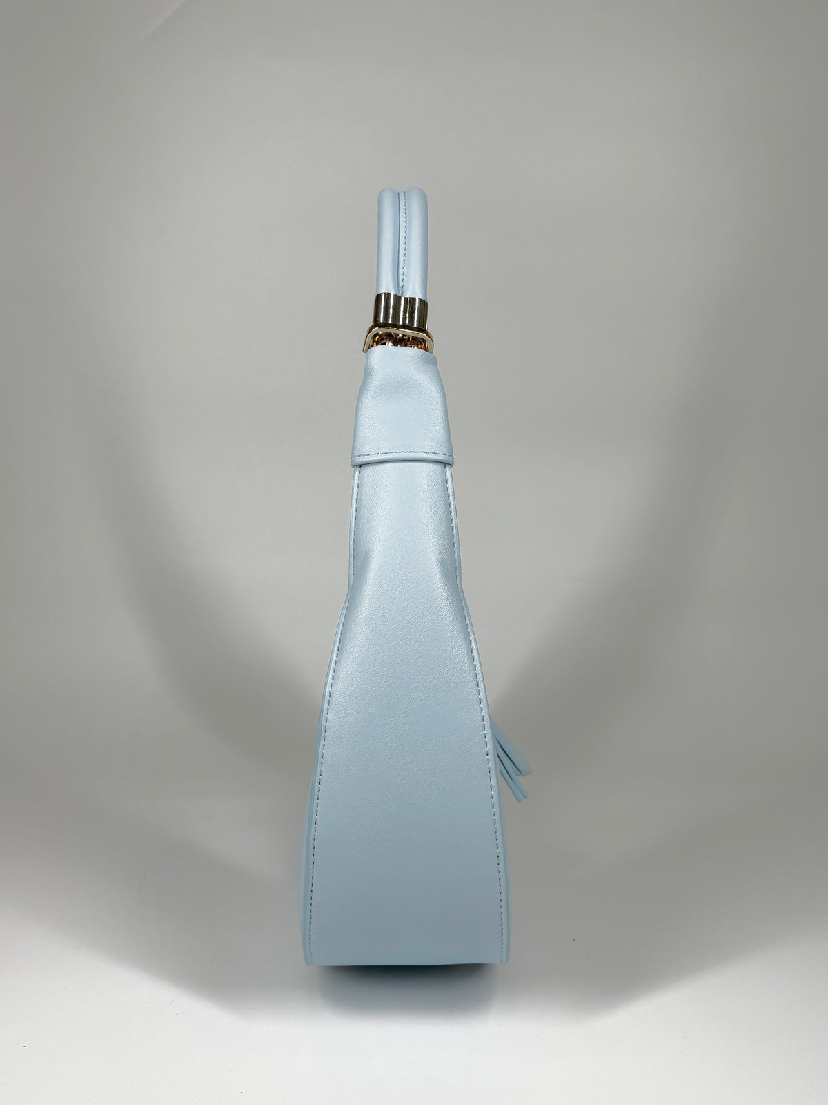 Borsa Hobo a Mezzaluna - Azzurro