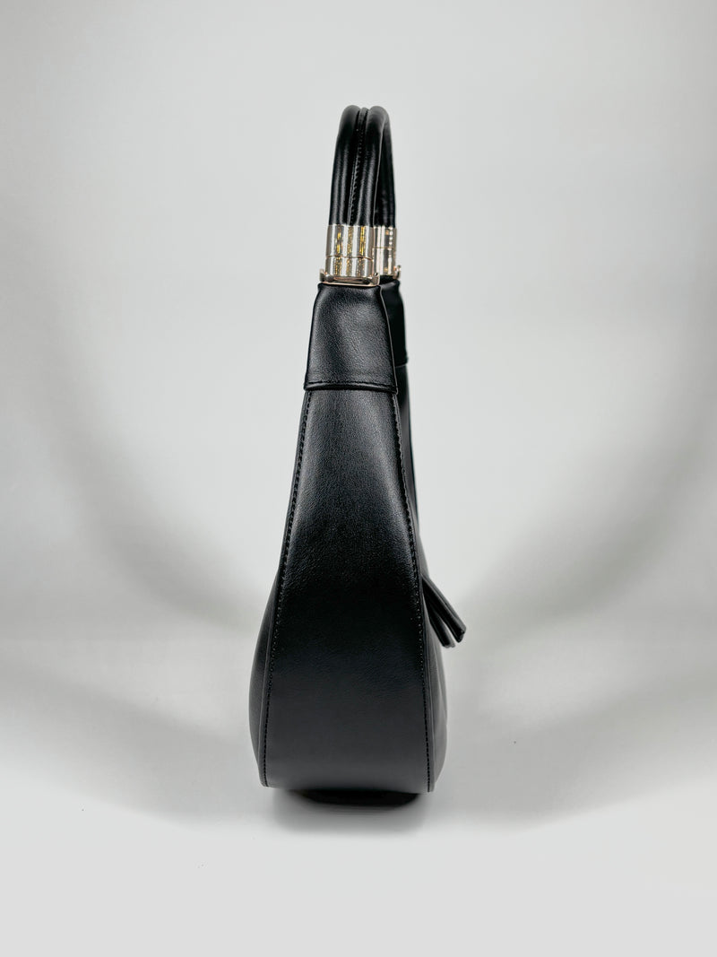 Borsa Hobo a Mezzaluna - Nero