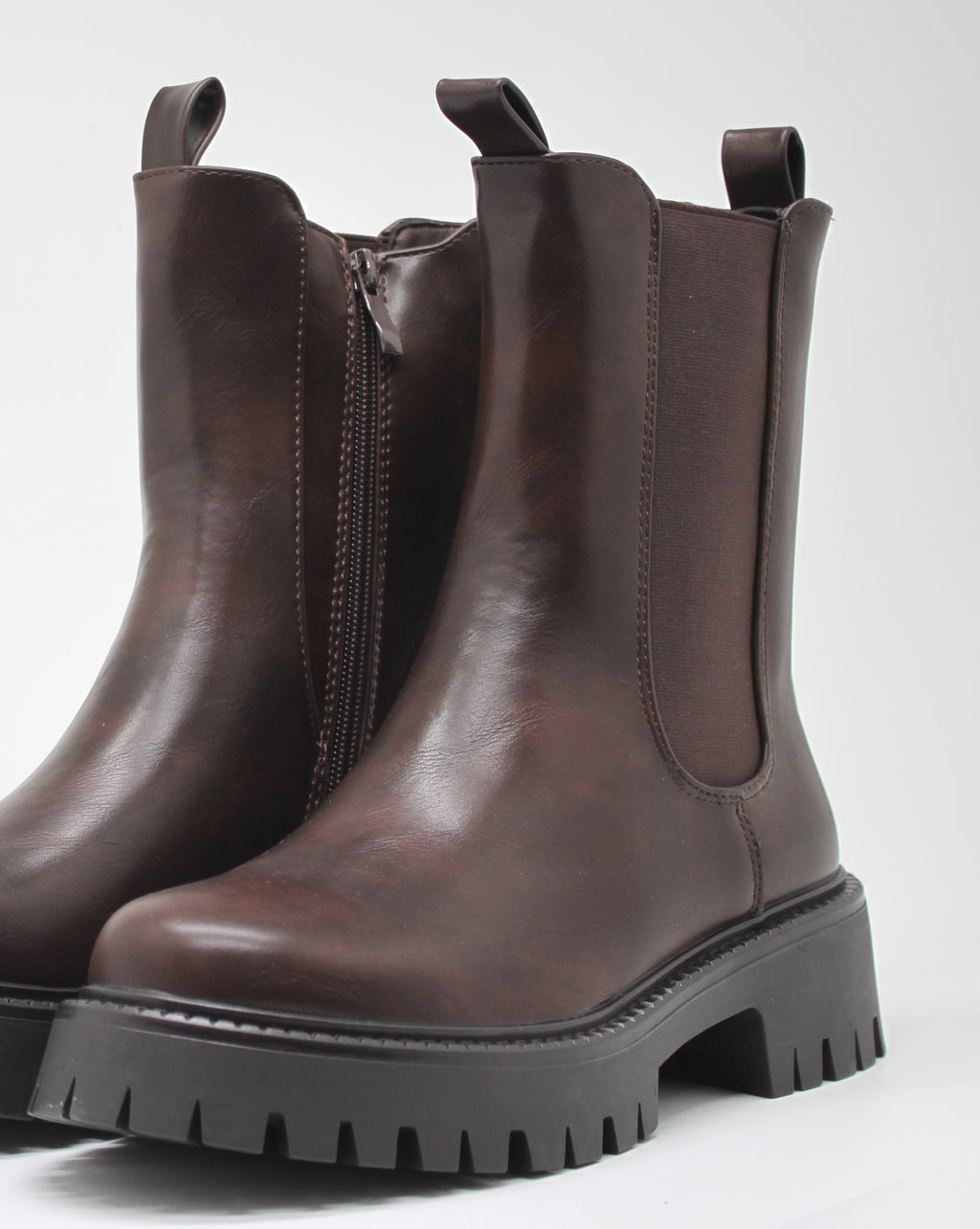 Stivaletto Chelsea Chunky - Marrone