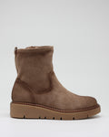 Stivaletto in Camoscio con Suola Comfort - Beige