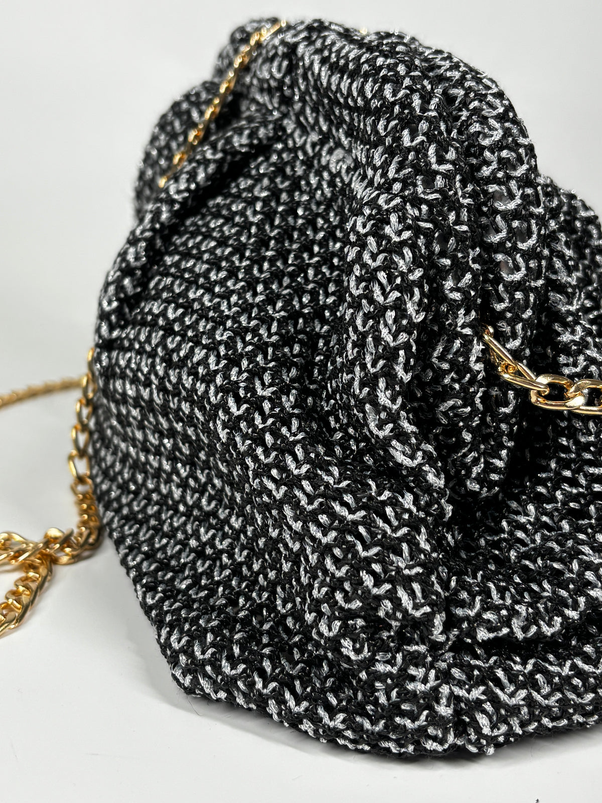 Clutch In tessuto - Nero