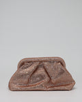 Clutch Gioiello in Strass con Tracolla Argento - Oro Rosa