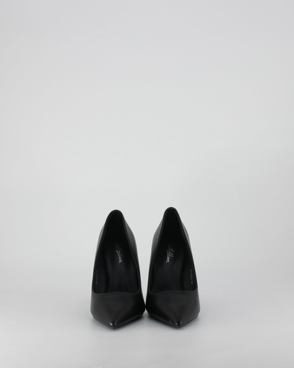 Décolleté Classica in Similpelle Nera con Tacco Stiletto