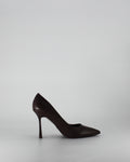 Décolleté Classica in Similpelle Nera con Tacco Stiletto Brawn