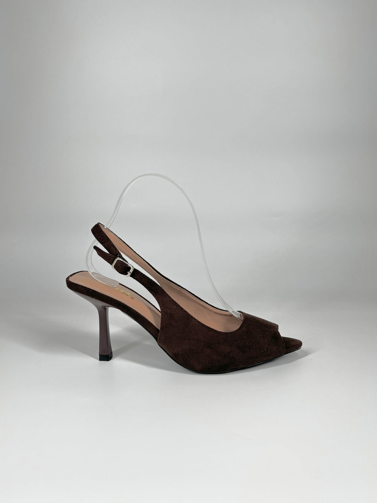 Sandalo Slingback - Marrone