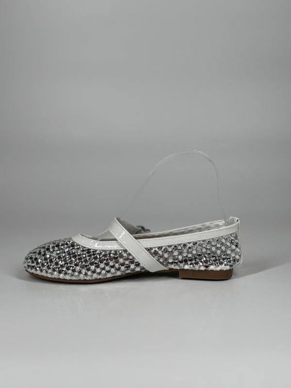 Ballerina con strass - Bianco