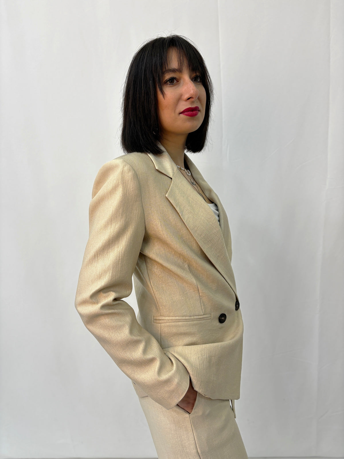 Blazer Doppiopetto Zahjr - Oro