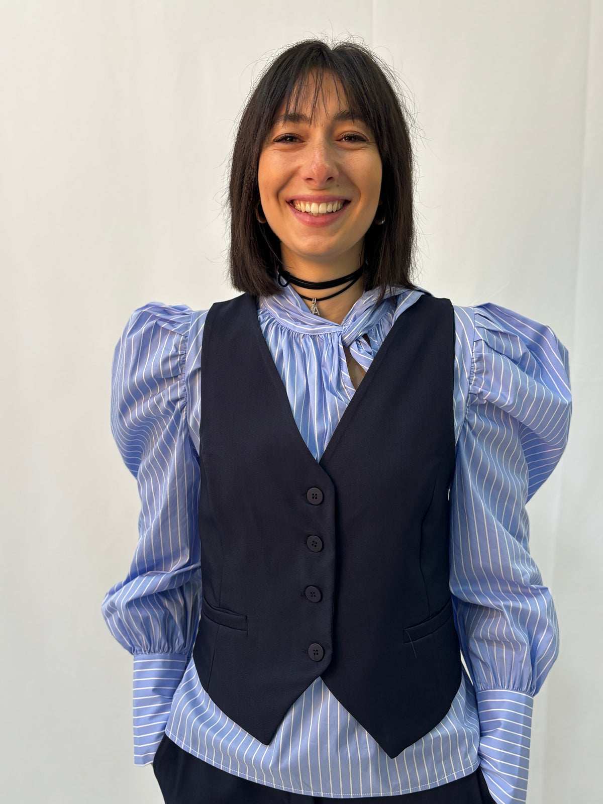 Gilet Sartoriale Zahjr – Blu Navy