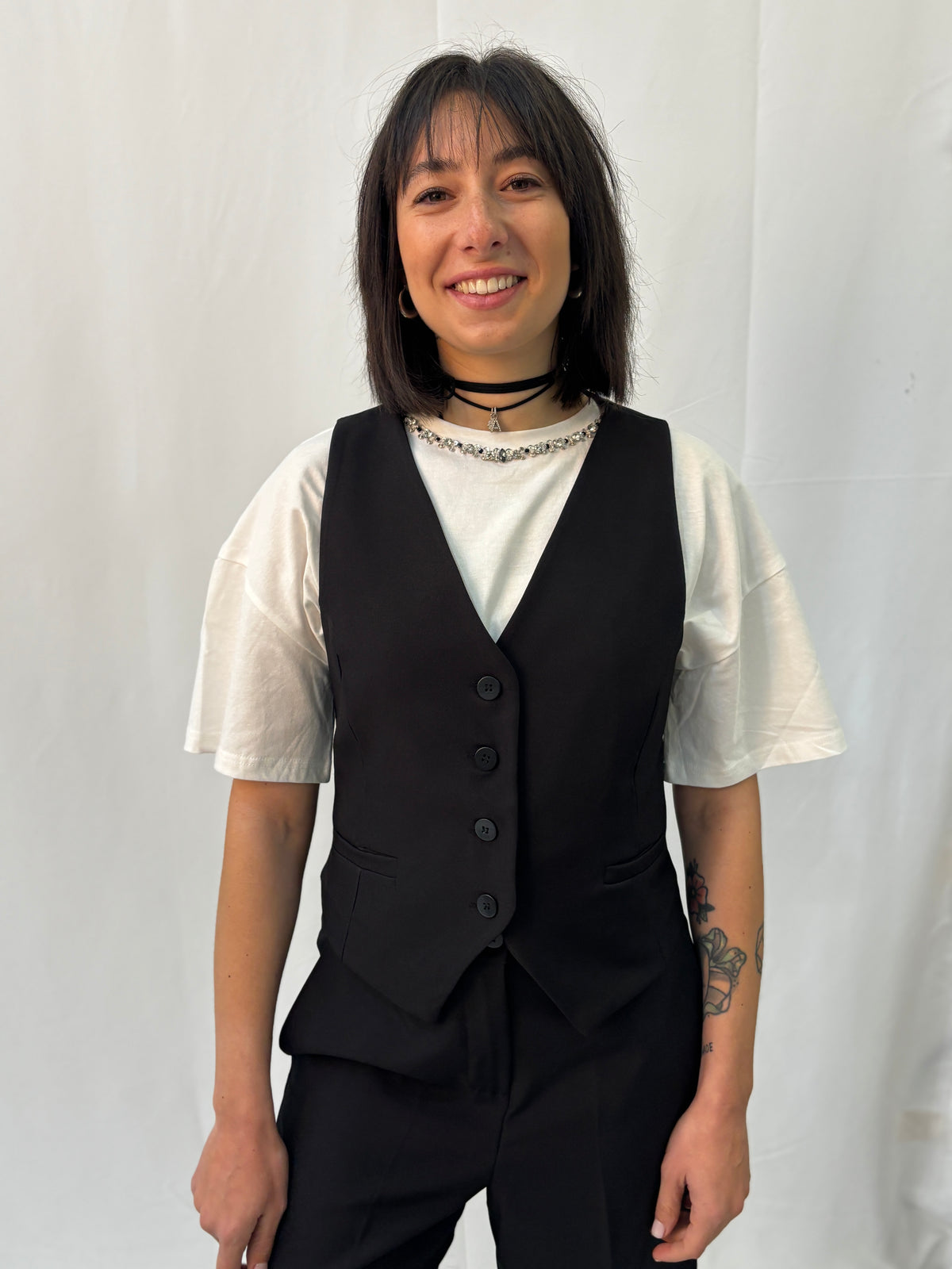 Gilet Sartoriale Zahjr – Nero