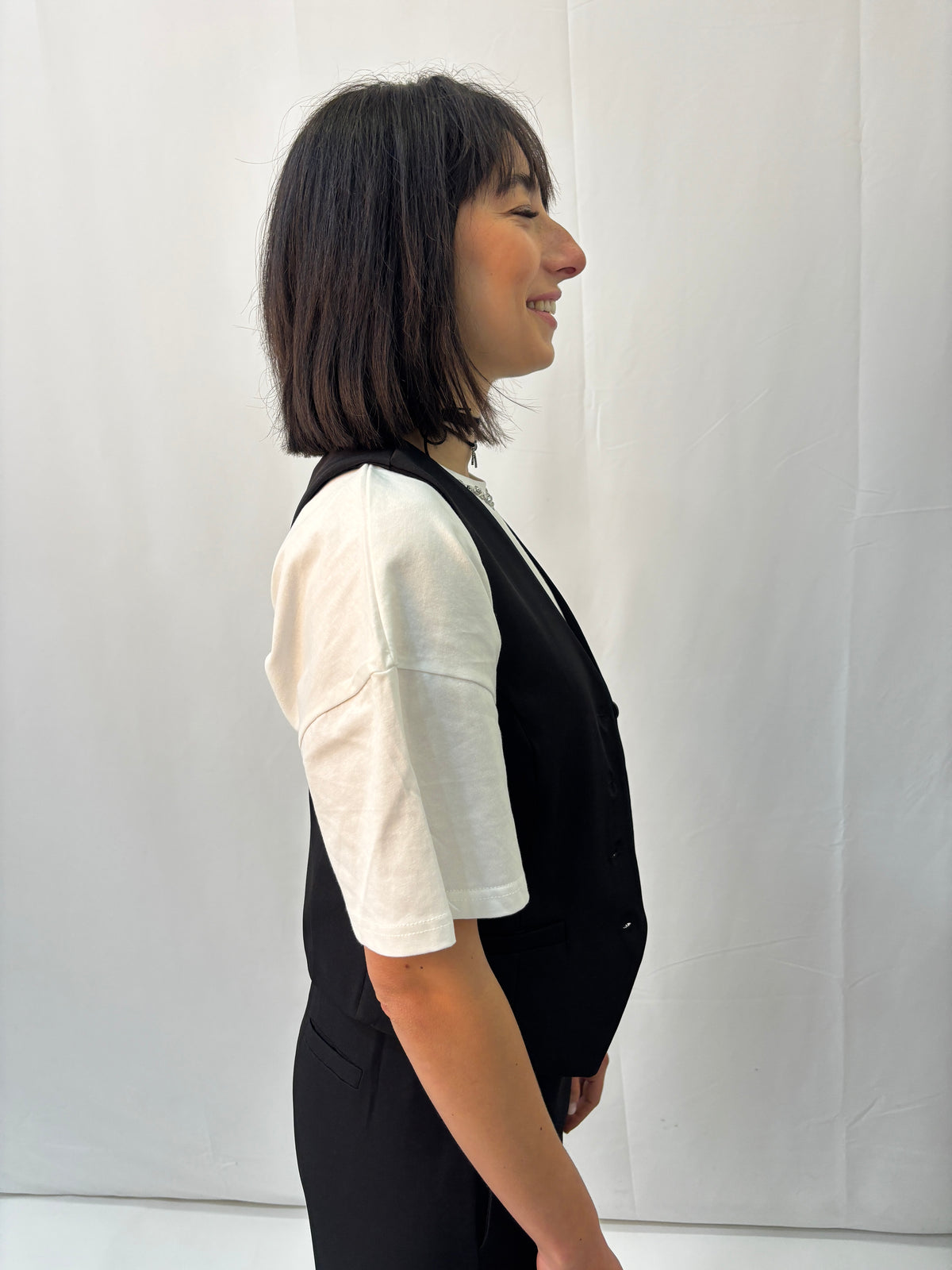 Gilet Sartoriale Zahjr – Nero