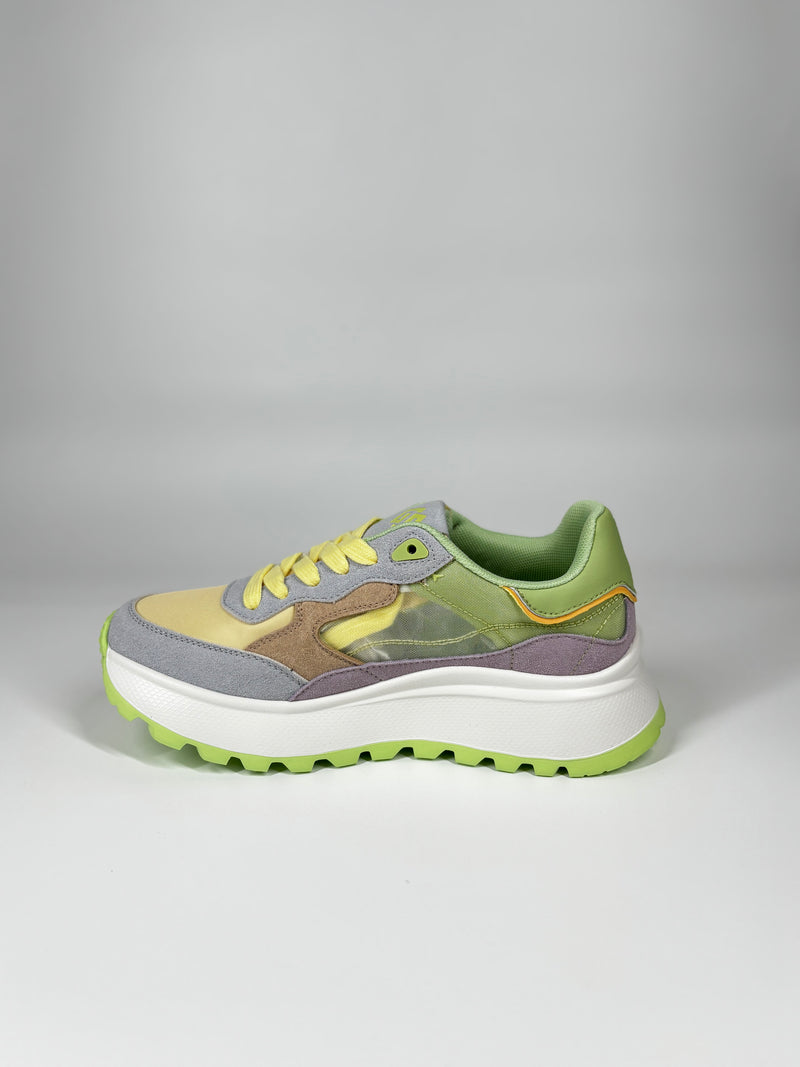 Sneaker Gold & Gold multicolor - Verde