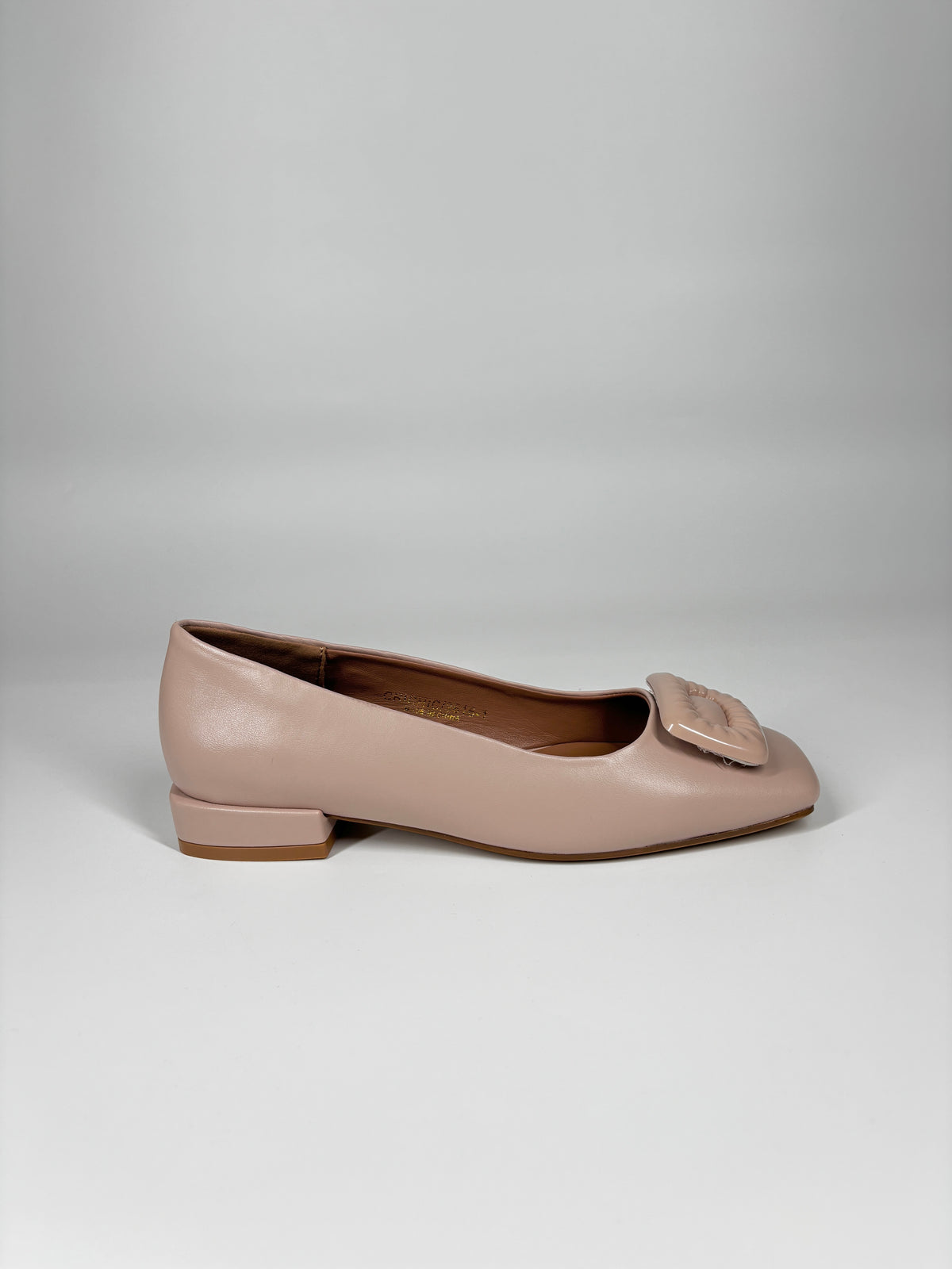 Ballerina con punta Squadrata - Nude