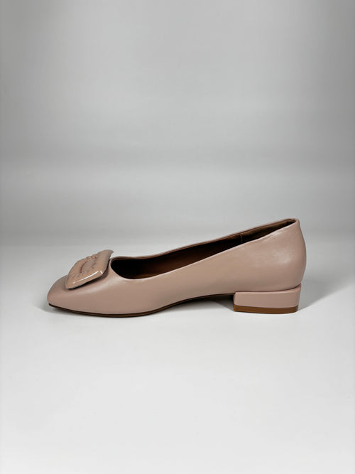 Ballerina con punta Squadrata - Nude