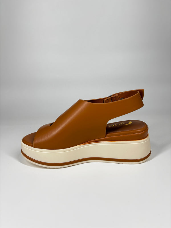 Sandalo Platform - Cuoio
