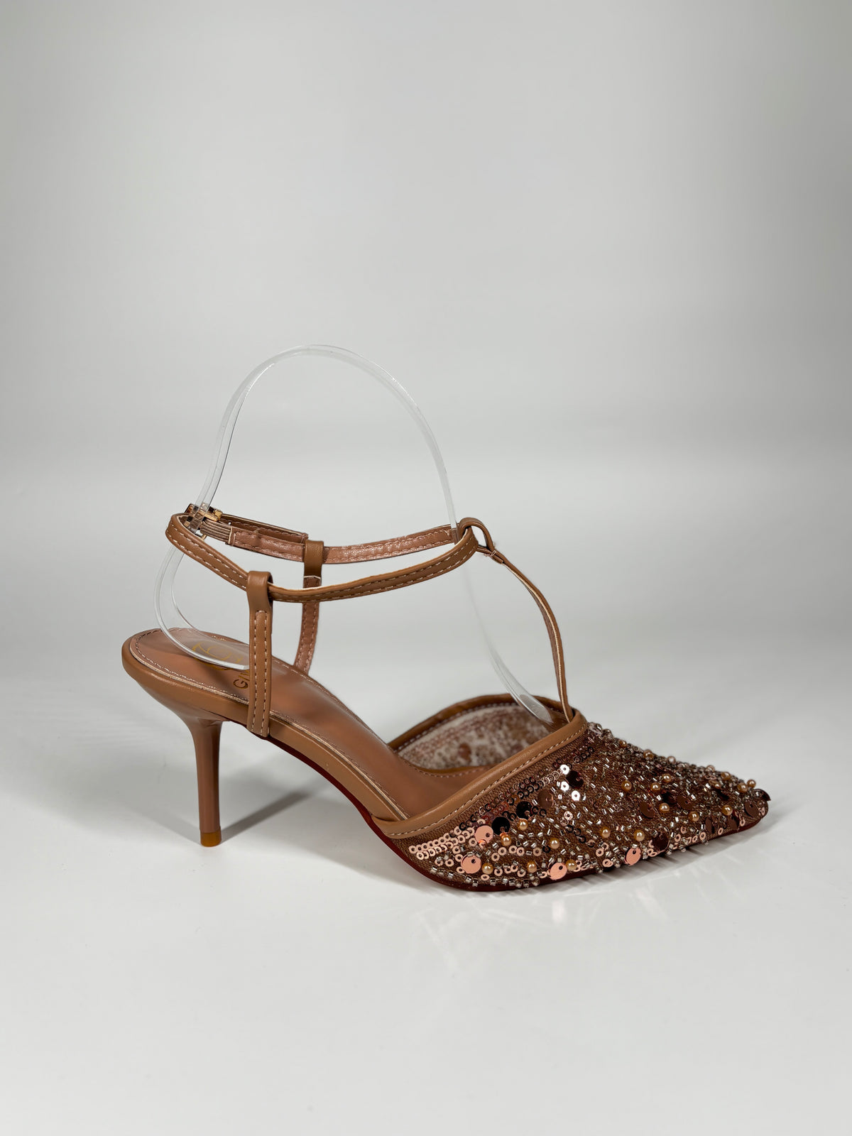Decolleté Slingback - Marrone